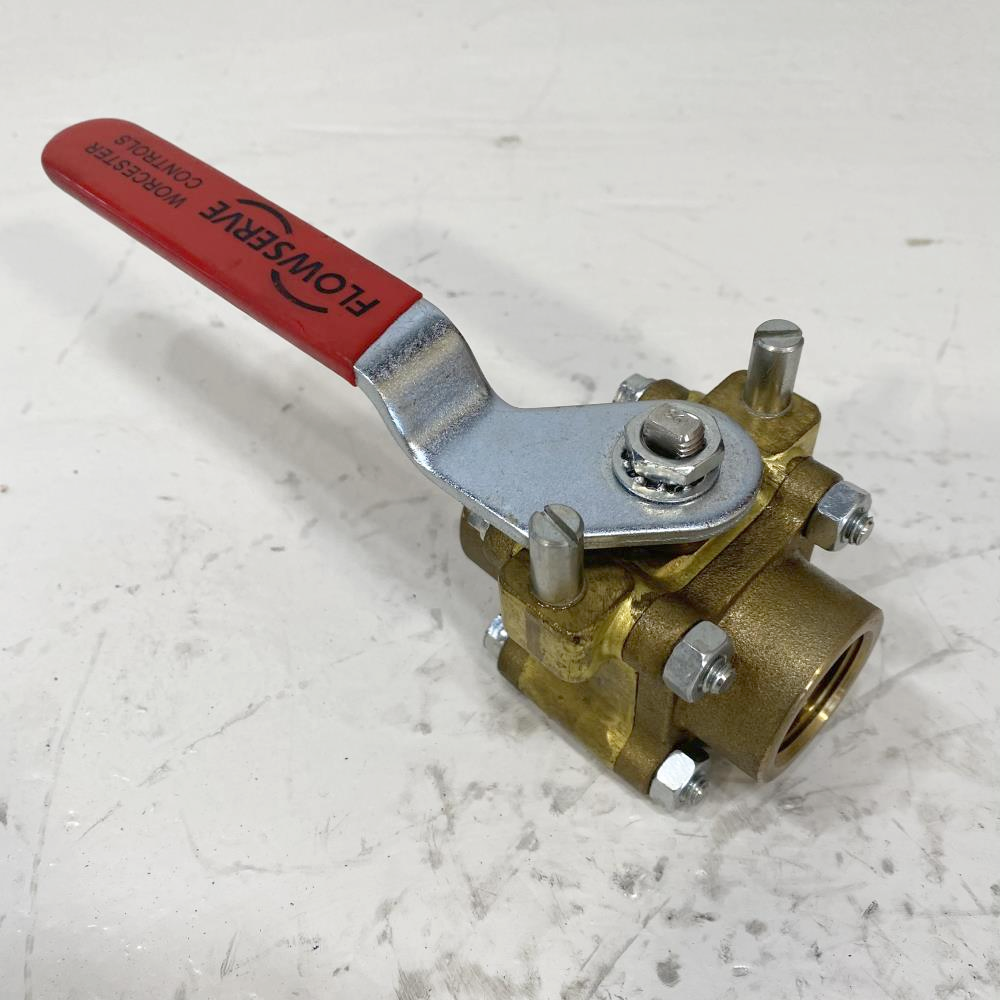 Worcester 3/4" Threaded Brass Ball Valve 3/4 4416TSE R2