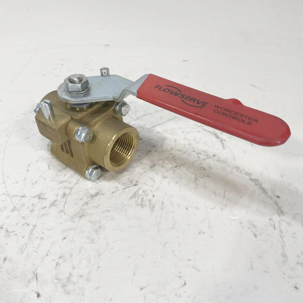 Worcester 1" Threaded Brass Ball Valve 1 4416TSE R2