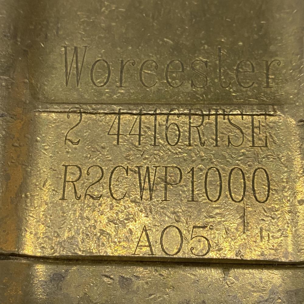 Worcester 2" Threaded Brass Ball Valve 2 4416RTSE R2