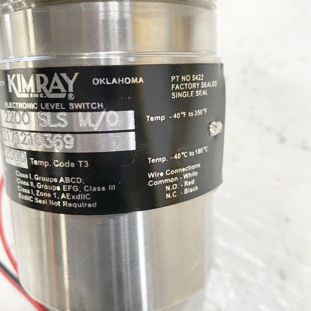Kimray 2" NPT Stainless Steel Electric Liquid Level Float Switch 2200 SLS M/O