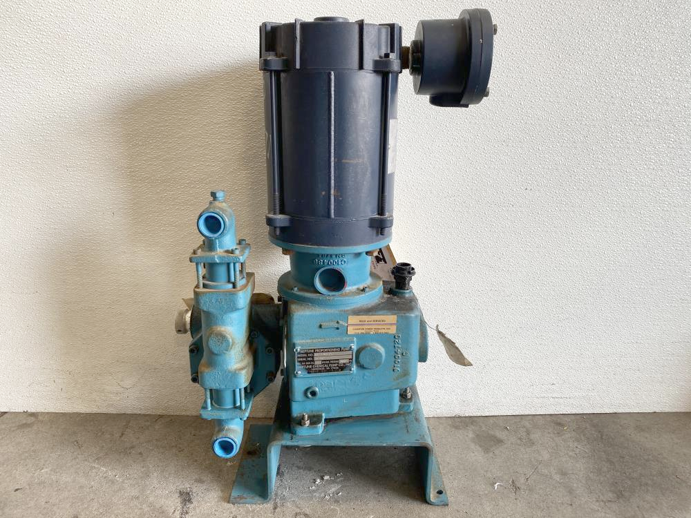 Neptune 11 GPH Proportioning Pump 532-T-N3-EX1 W/ Leeson 1725 RPM 1/3 HP Motor