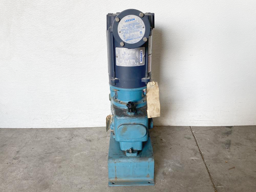 Neptune 11 GPH Proportioning Pump 532-T-N3-EX1 W/ Leeson 1725 RPM 1/3 HP Motor