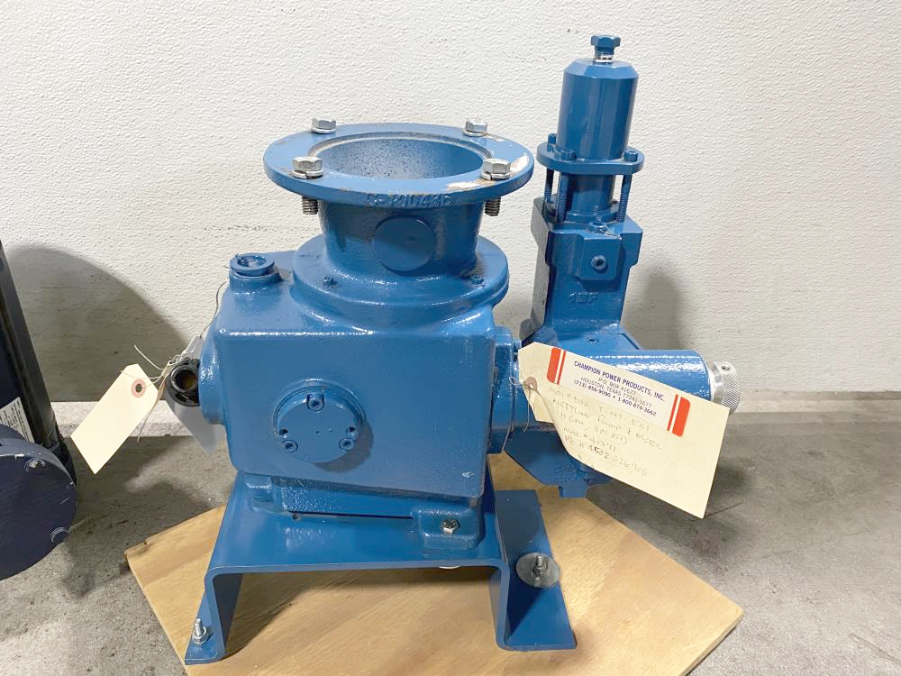 Neptune 11 GPH Proportioning Pump 532-T-N3-EX1 W/ Leeson 1725 RPM 1/2 HP Motor