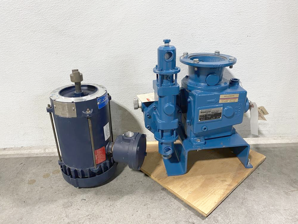 Neptune 11 GPH Proportioning Pump 532-T-N3-EX1 W/ Leeson 1725 RPM 1/2 HP Motor