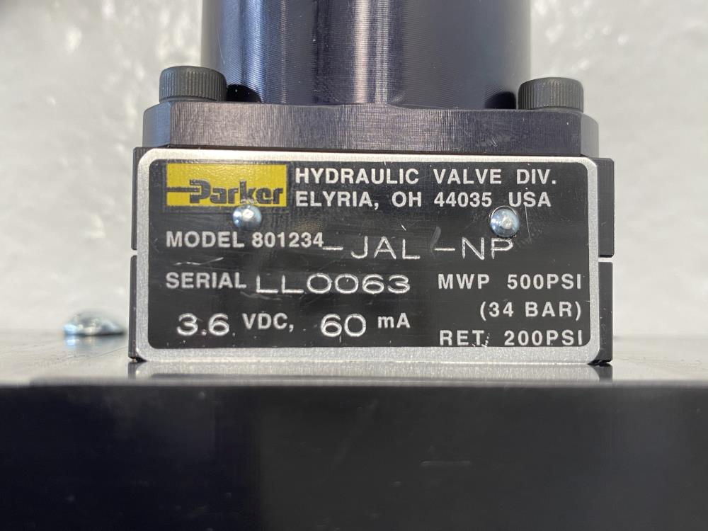 Parker Hydraulic Servo Valve BD30 40 GPM JAM-NE-40