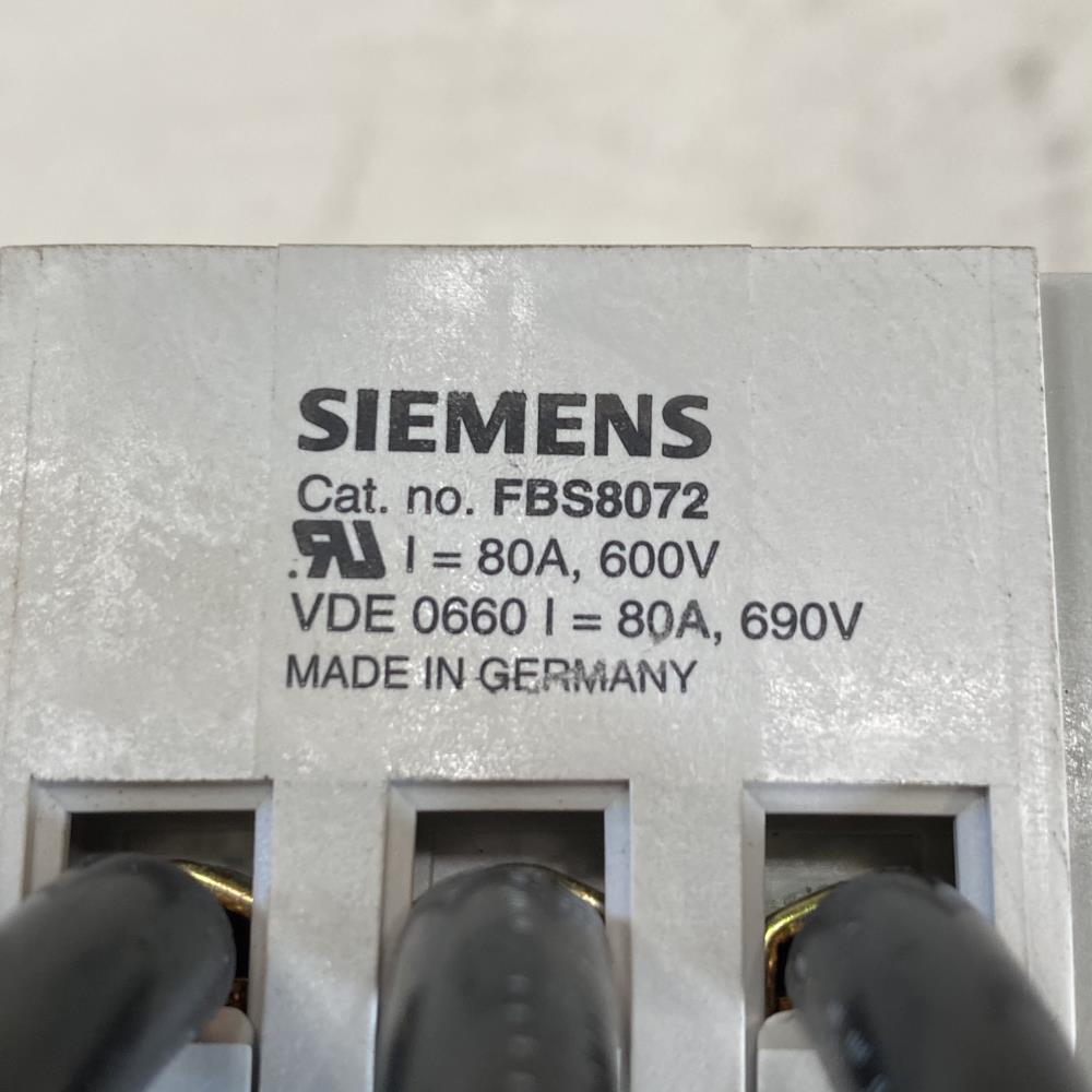 Siemens Sentron 60A, 3-Pole, 600V Circuit Breaker ED63B060