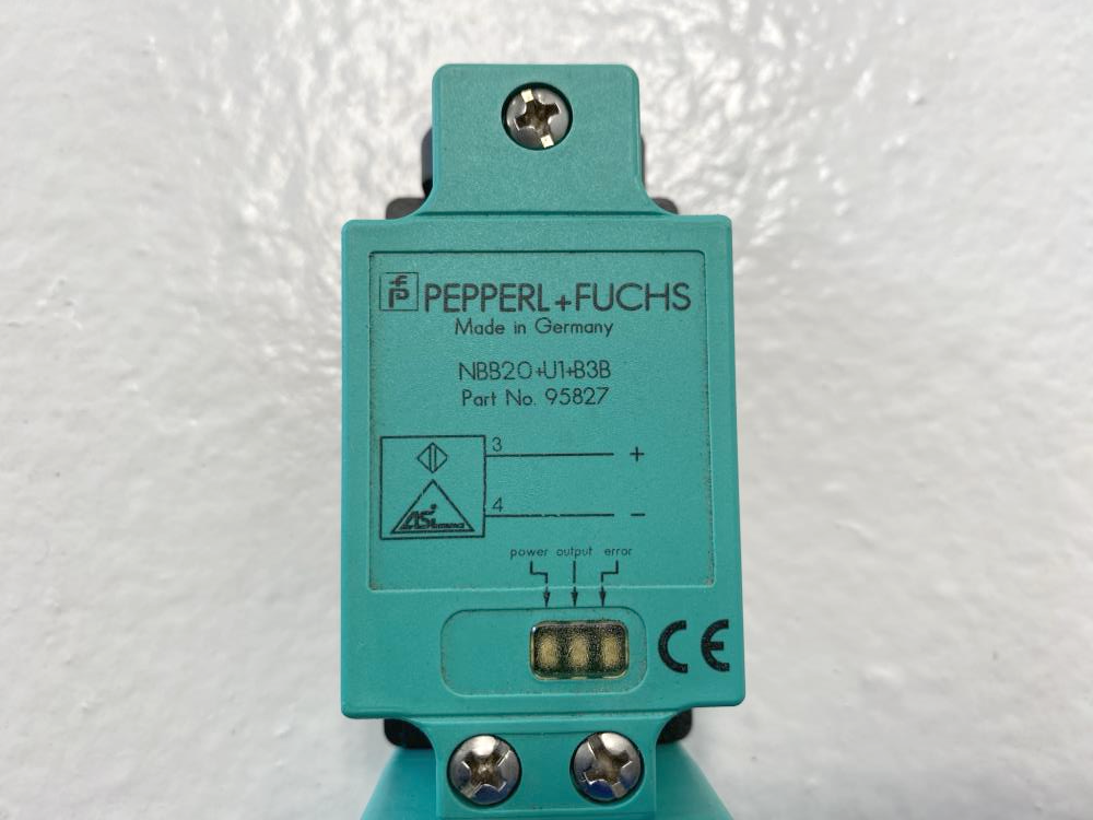Pepperl & Fuchs Inductive Sensor NBB20-U1-B3B, 95827