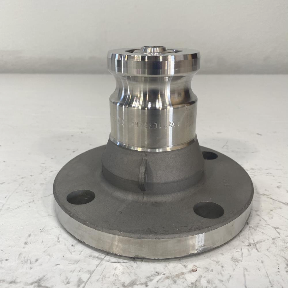 OPW 1-1/2" Kamvalok Dry Disconnect Adaptor w/ 2" 150# SS Flange 1673ANF-SS15