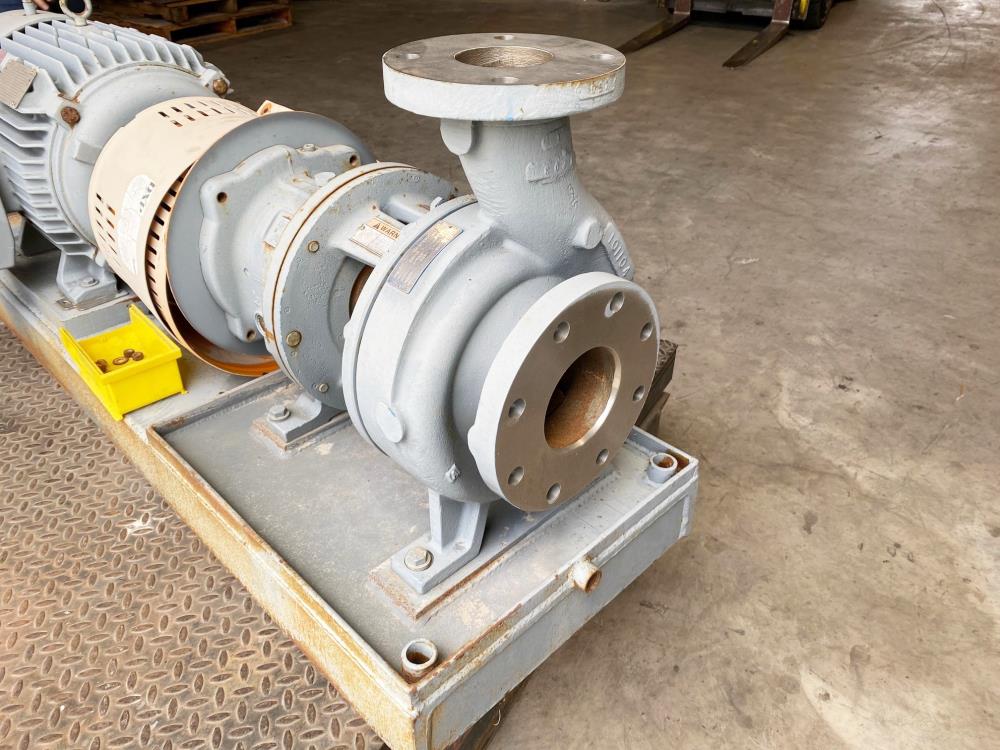 Goulds 3196 MTX Centrifugal Pump, 3"x4"-7", 316 SS w/ 30 HP Motor