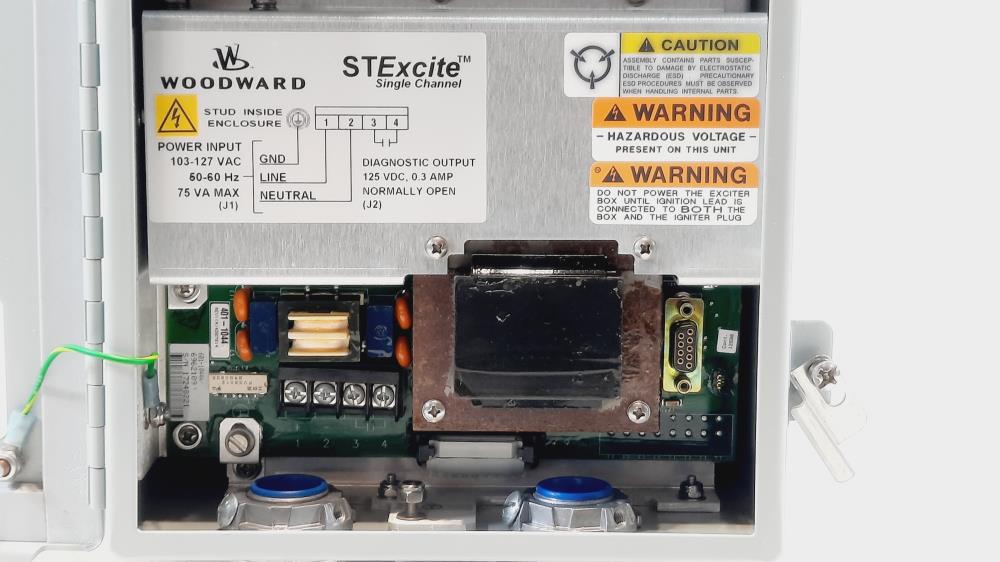 Woodward Single Channel STExcite Gas Turbine Ignition System Driver 8408-9421