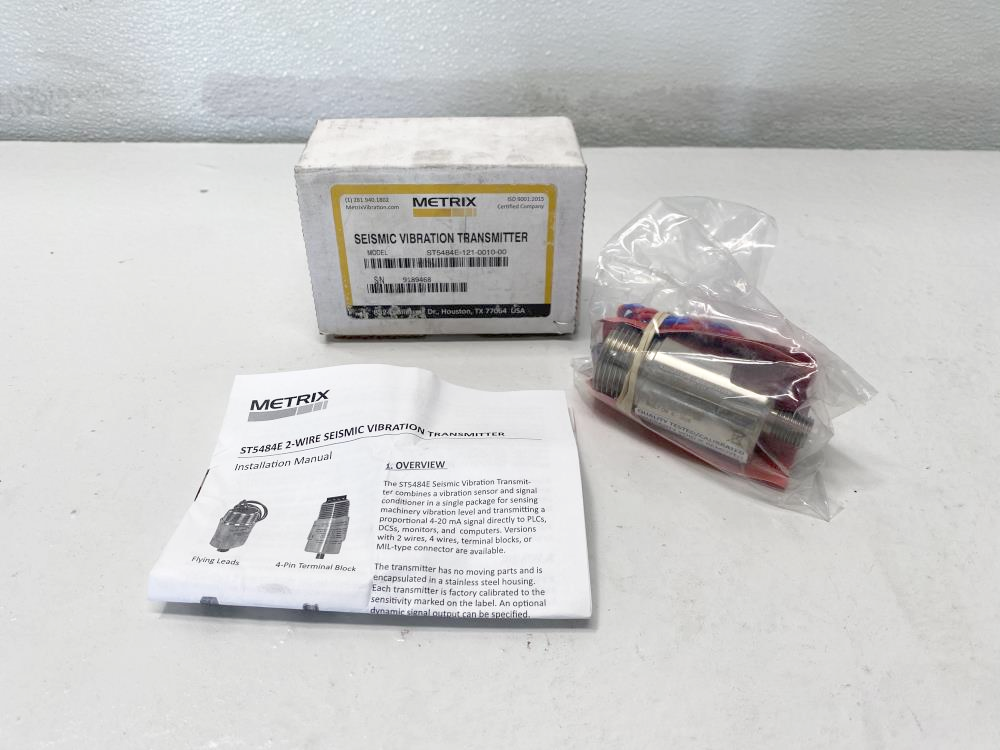 Metrix Seismic Vibration Transmitter, ST5484E-121-0010-00