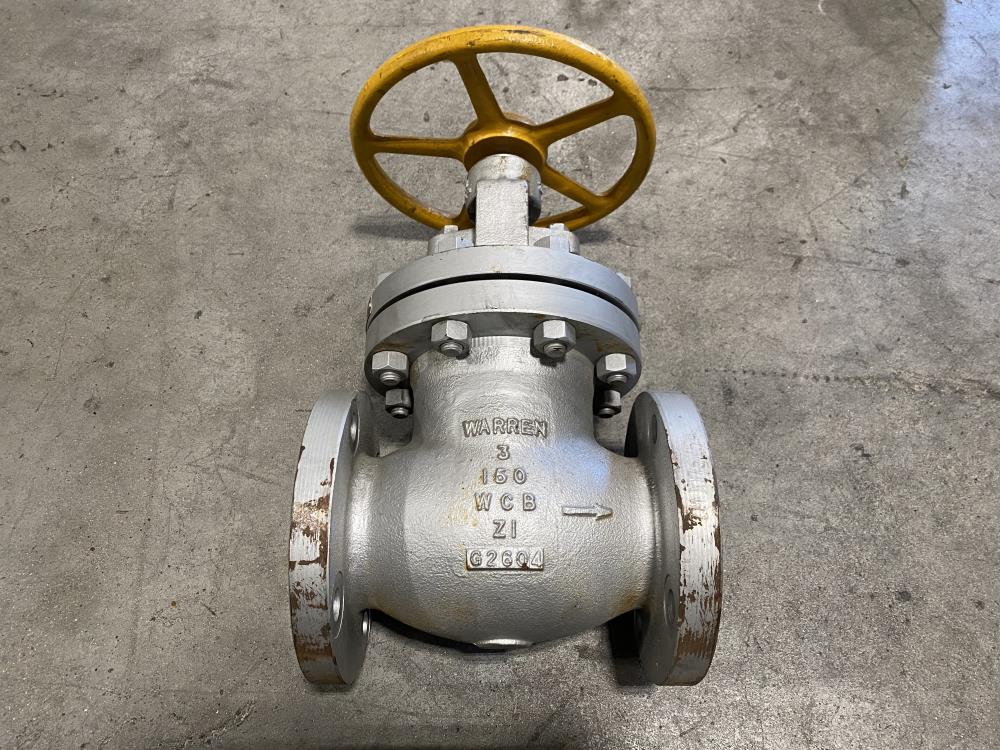 Warren 3" 150# WCB RF Globe Valve 2155-8