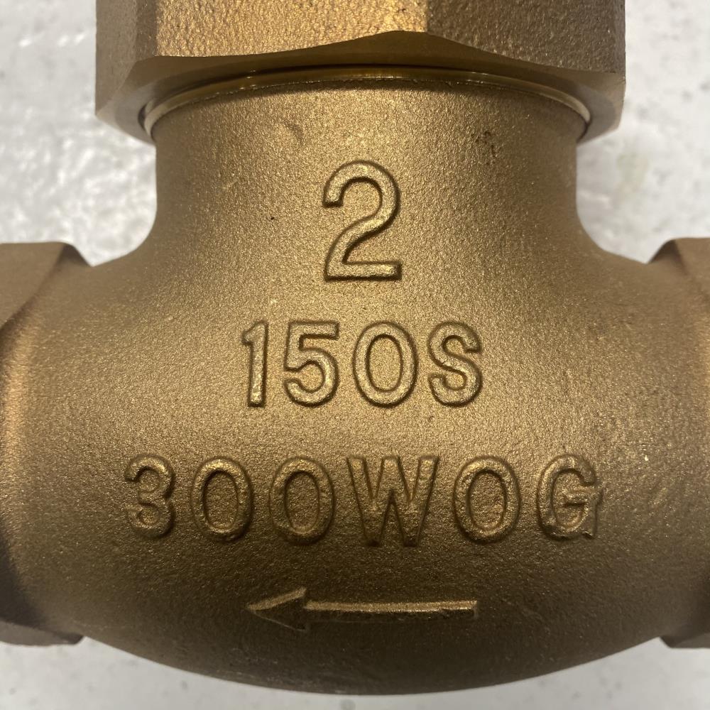 Kitz 2" 150# Bronze SE UB Globe Valve AK150D