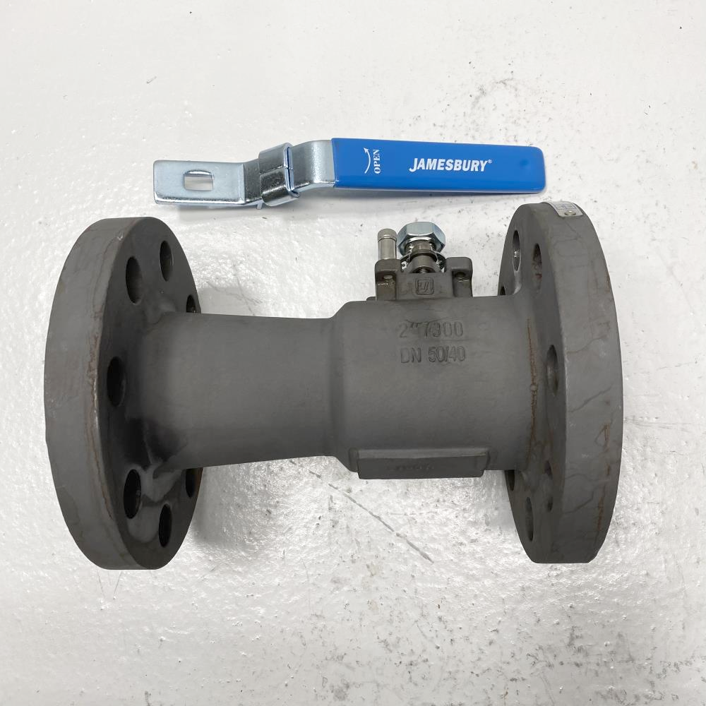 Jamesbury 2" 300# Carbon Steel Chlorine Service Ball Valve 2" 7300C312271XTZ1