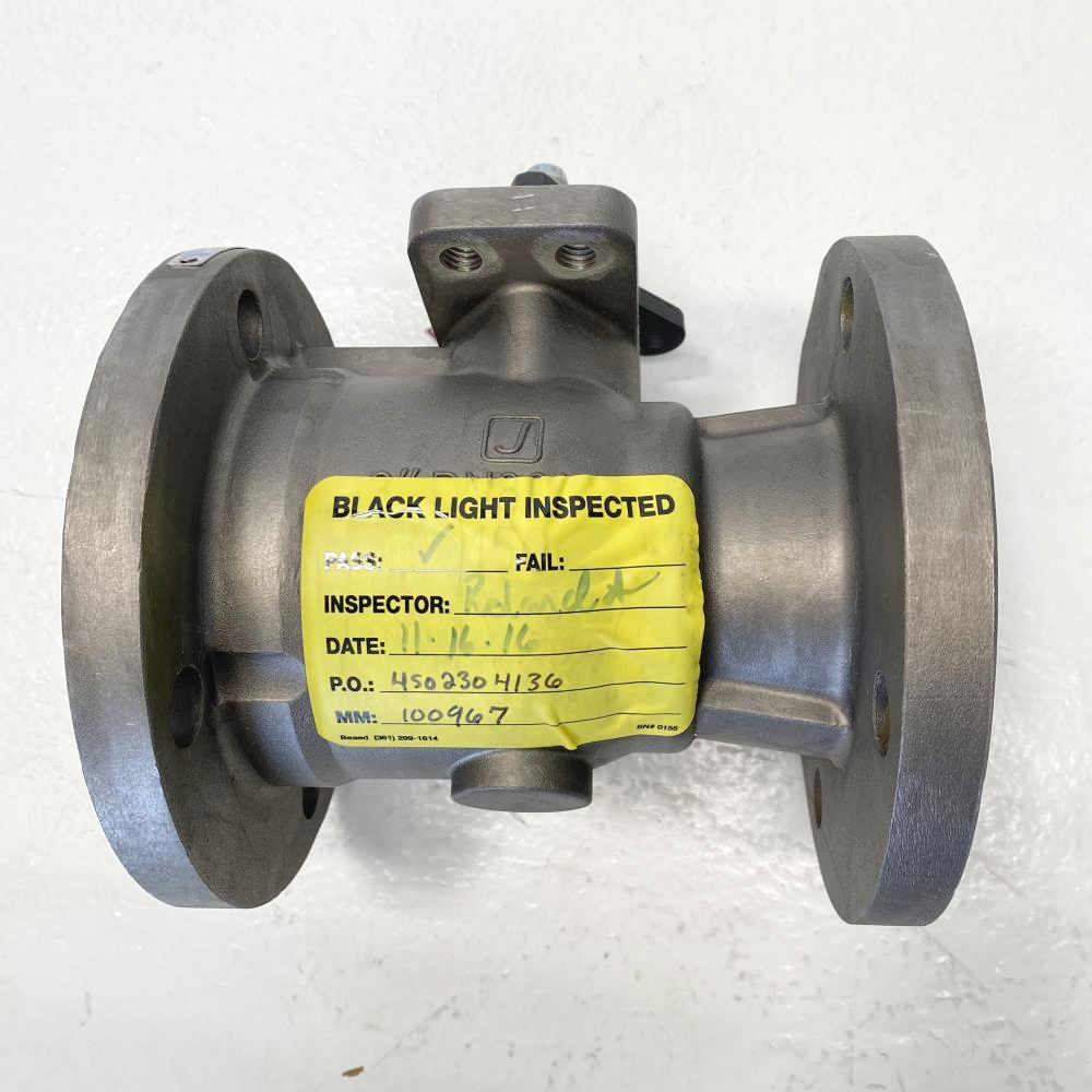 Jamesbury 3" 150# Monel Chlorine Service Ball Valve 3" 7150317100XTZ4FB