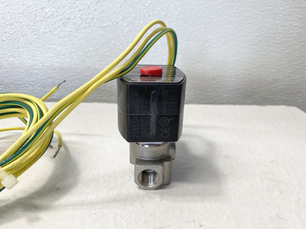 ASCO Red-Hat 1/4" NPT 2-Way 24V Solenoid Valve EFHT8016H1, HV427246002