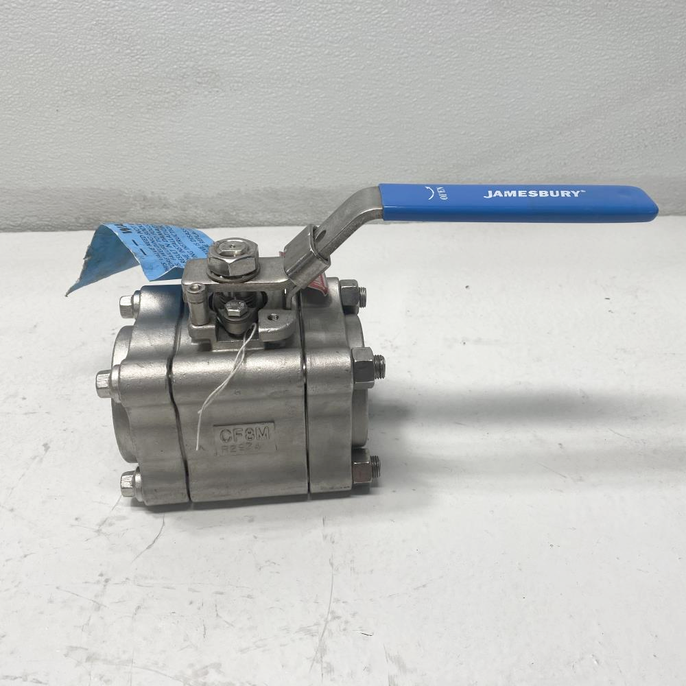 Jamesbury 2" Socketweld CF8M Top Grounded Ball Valve 2" 4CFTG3600XTB2