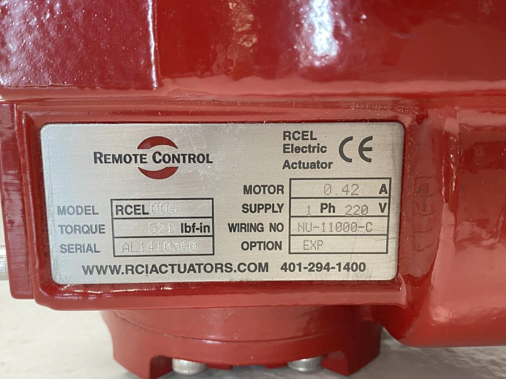 Remote Control RCEL Electric Actuator RCEL-006