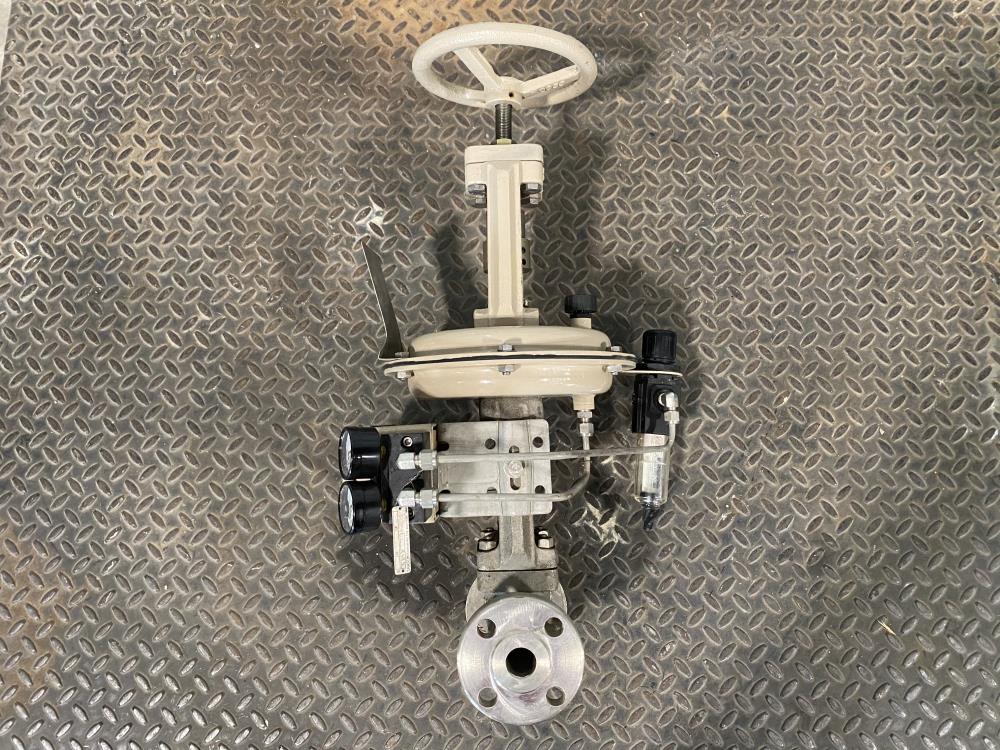 Samson 1" 150# CF8 Actuated Globe Control Valve 241-1 w/ 3730-4 Positioner