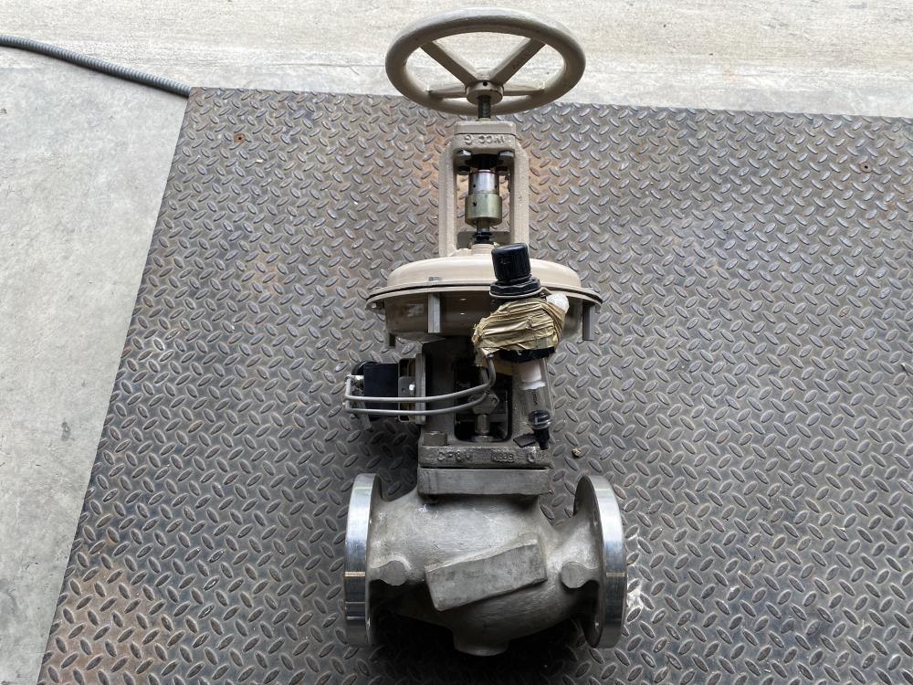 Samson 3" 150# CF8M Actuated Globe Control Valve 241-1 & 3730-4 Positioner