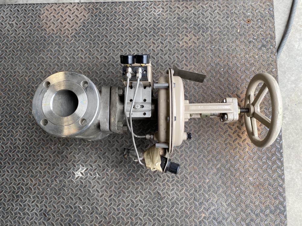 Samson 3" 150# CF8M Actuated Globe Control Valve 241-1 w/ 3730-4 Positioner