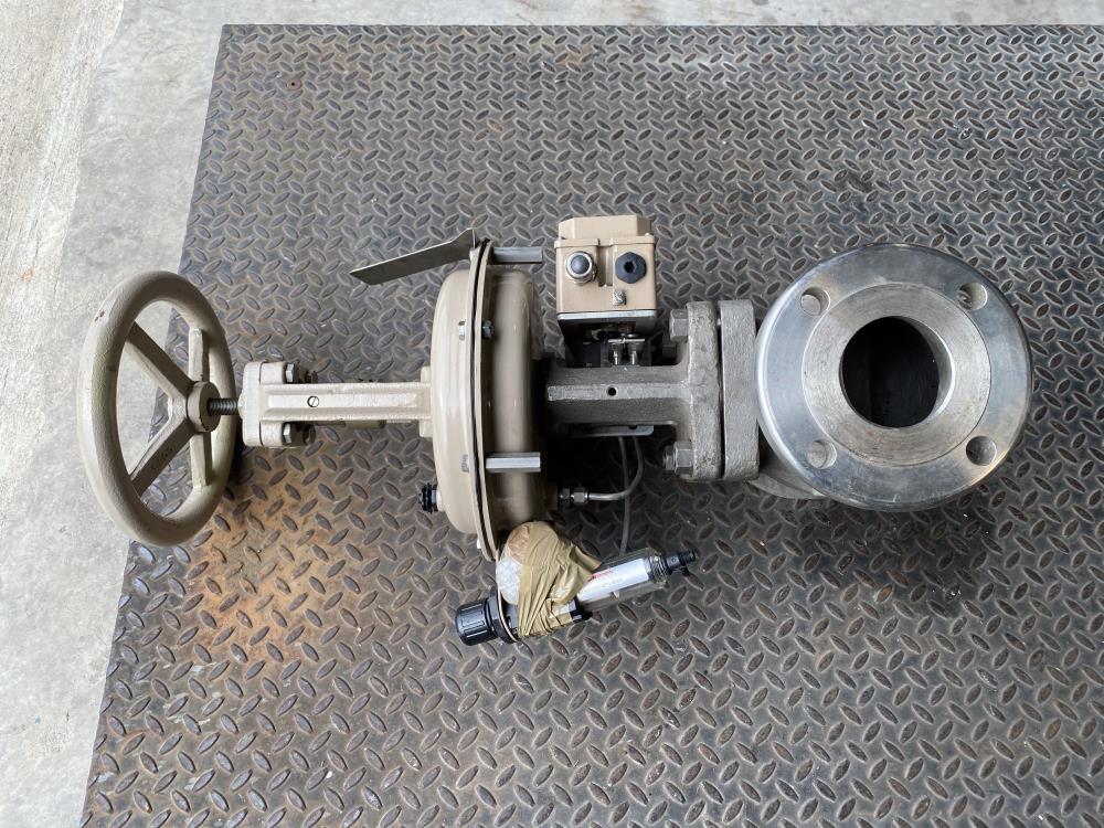 Samson 3" 150# CF8M Actuated Globe Control Valve 241-1 w/ 3730-4 Positioner