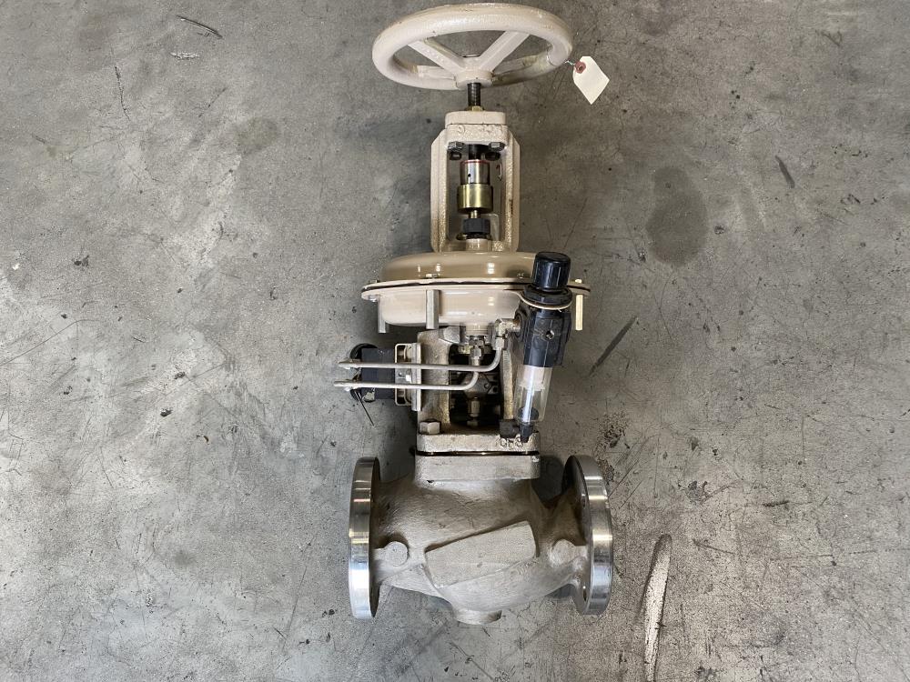 Samson 3" 150# CF8 Actuated Globe Control Valve 241-1 w/ 3730-4 Positioner