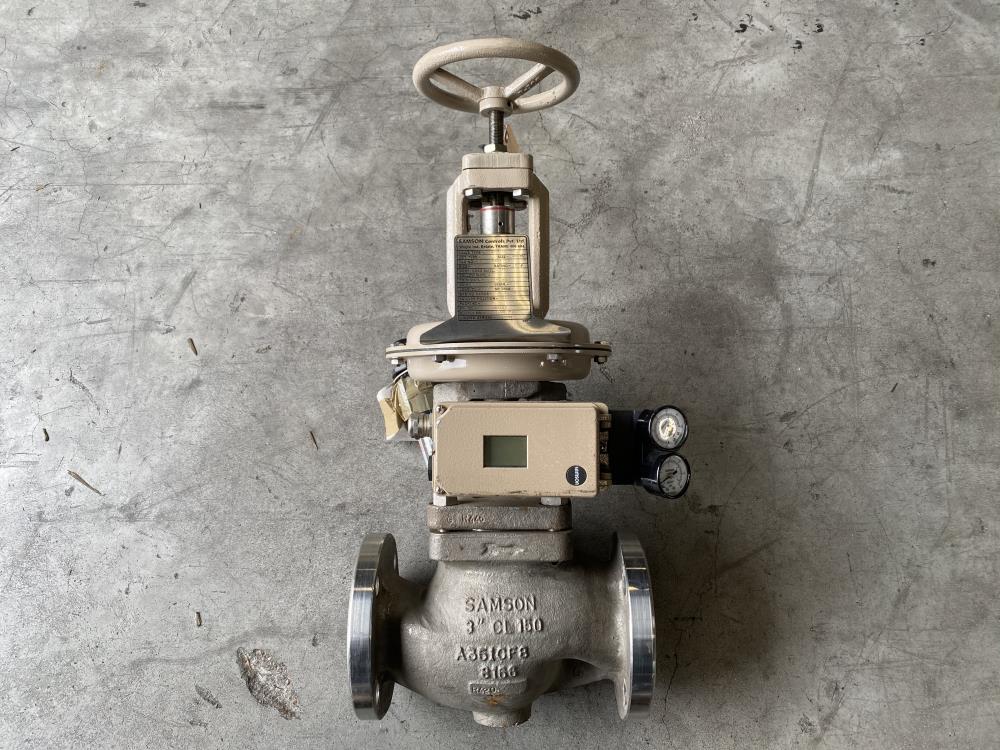 Samson 3" 150# CF8 Actuated Globe Valve 241-1 w/ 3730-4 Profibus Positioner