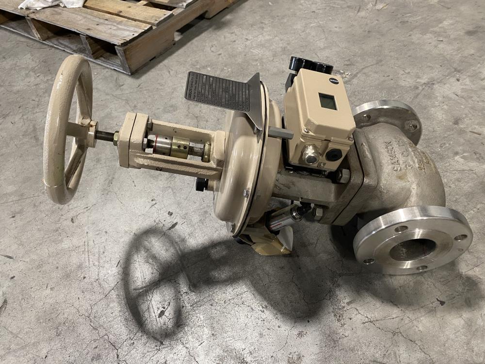 Samson 3" 150# CF8M Actuated Globe Valve 241-1 w/ 3730-4 Positioner