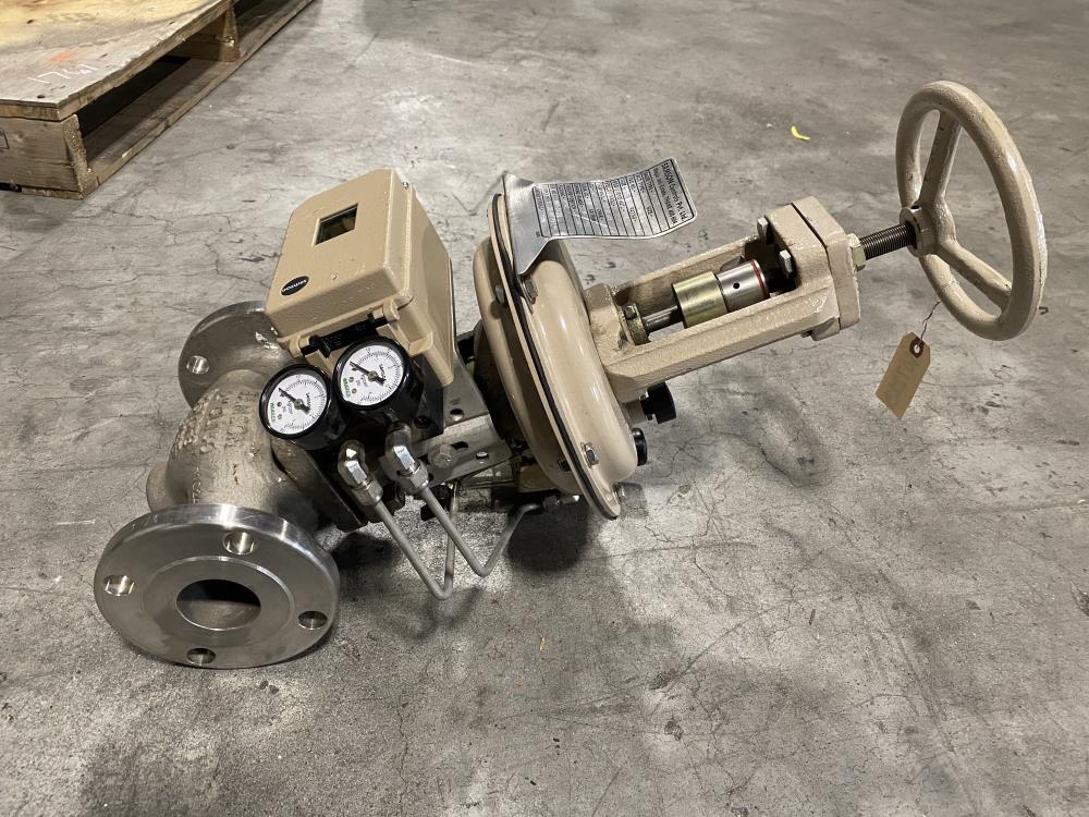 Samson 2" 150# CF8 Actuated Globe Valve 241-1 with 3730-4 Positioner