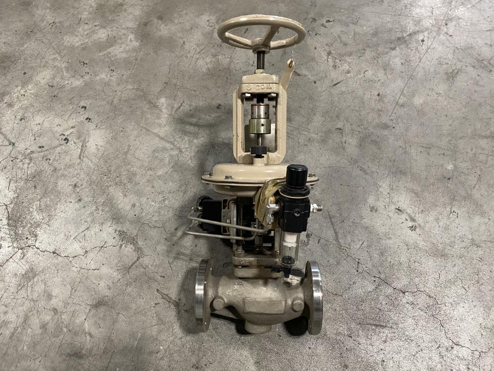 Samson 2" 150# CF8 Actuated Globe Valve 241-1 with 3730-4 Positioner