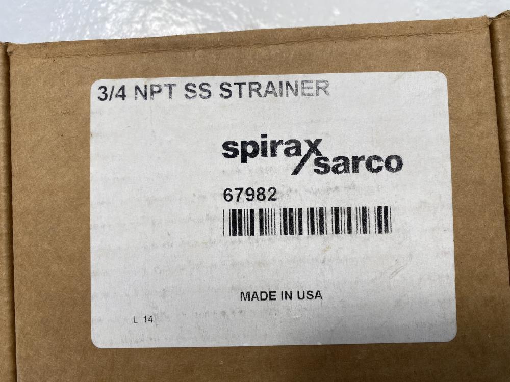 Spirax Sarco 3/4" NPT Stainless Steel Strainer 67982