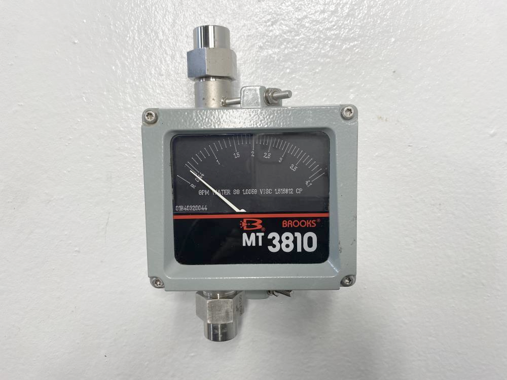 Brooks MT3810 Variable Area Flowmeter 1/2 NPT, 3810A12D2PAA1A1