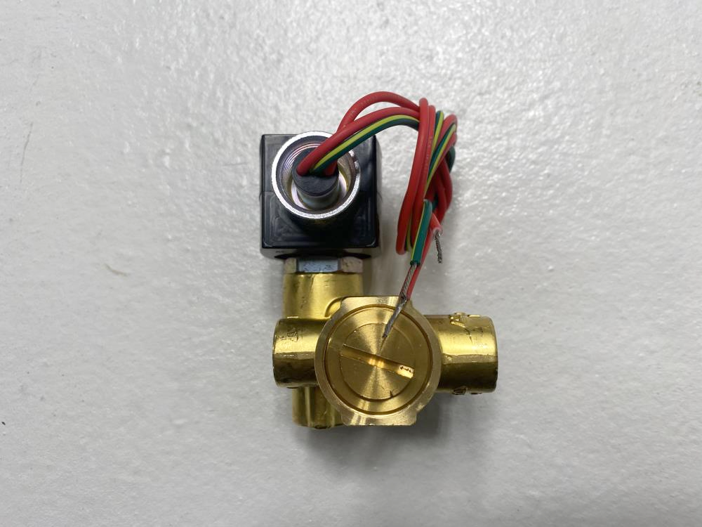 ASCO 1/4" NPT Brass Solenoid Valve EF8321G001, EF8016G1