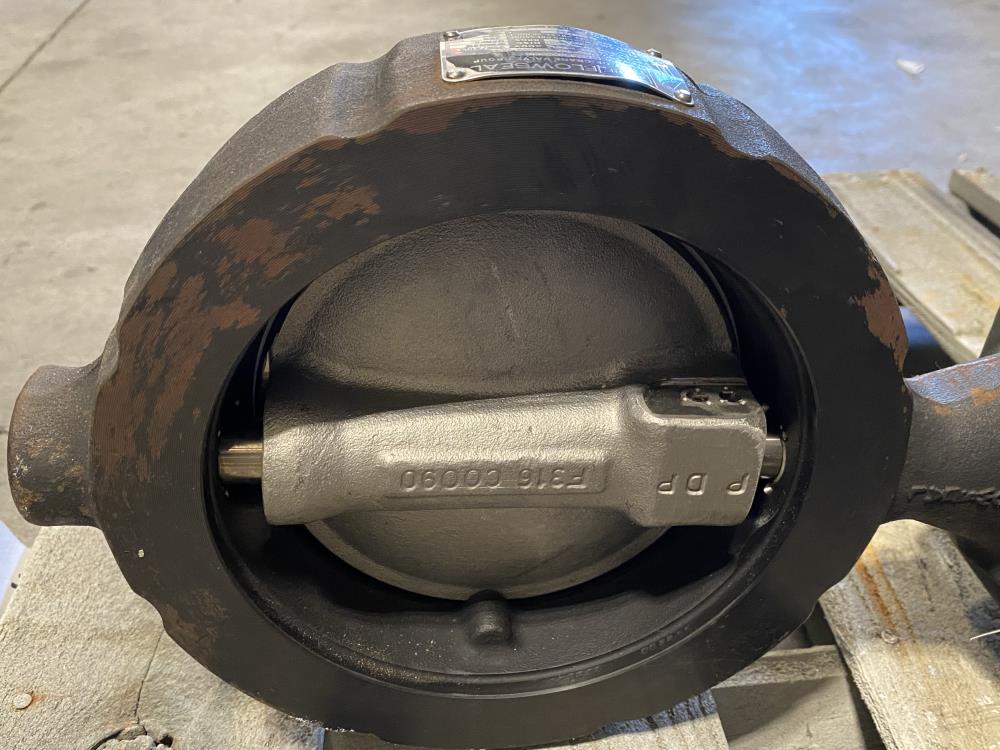 Crane Flowseal 6" 150# WCB Actuated Butterfly Valve, SS Disc 06-1WA-12DTTG-HOJ