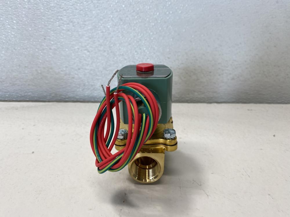 ASCO Red-Hat 3/4" NPT 2-Way Brass Solenoid Valve 8210G095