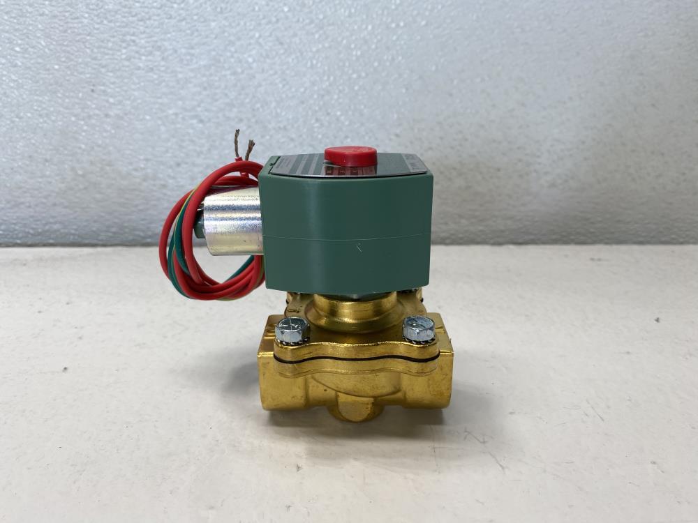 ASCO Red-Hat 3/4" NPT 2-Way Brass Solenoid Valve 8210G095