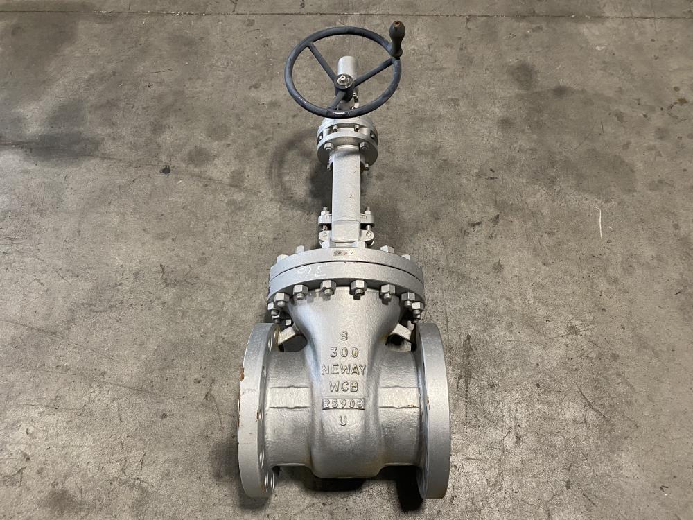 Neway 8" 300# WCB Hand-Operated Gate Valve