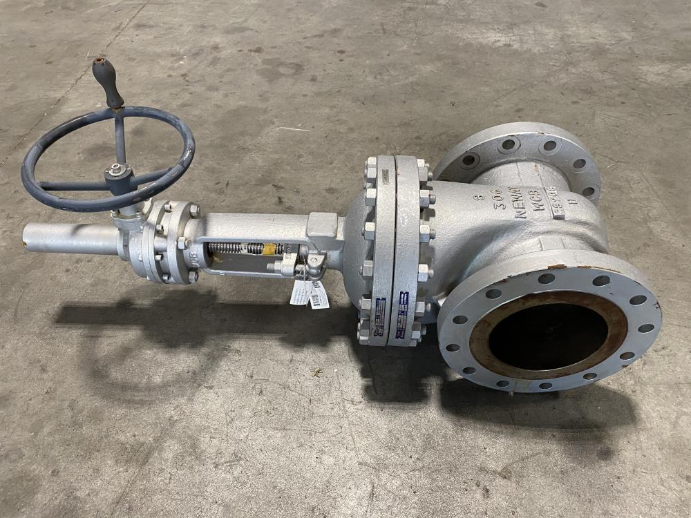 Neway 8" 300# WCB Hand-Operated Gate Valve
