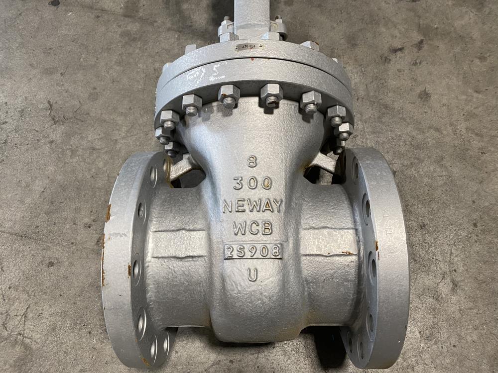 Neway 8" 300# WCB Hand-Operated Gate Valve