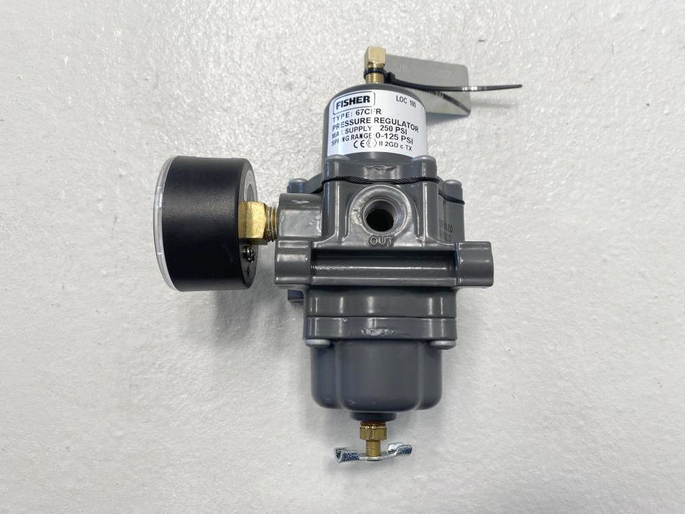 Fisher 67CFR Pressure Regulator, 250 PSI, 67CF-1663-38550