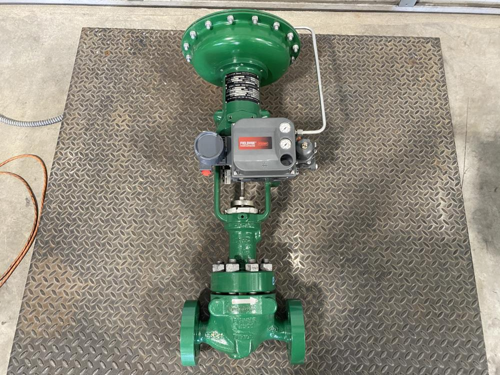 Fisher 1" 1500# Steel Actuated Control Valve Type HPS w/ 657 Actuator