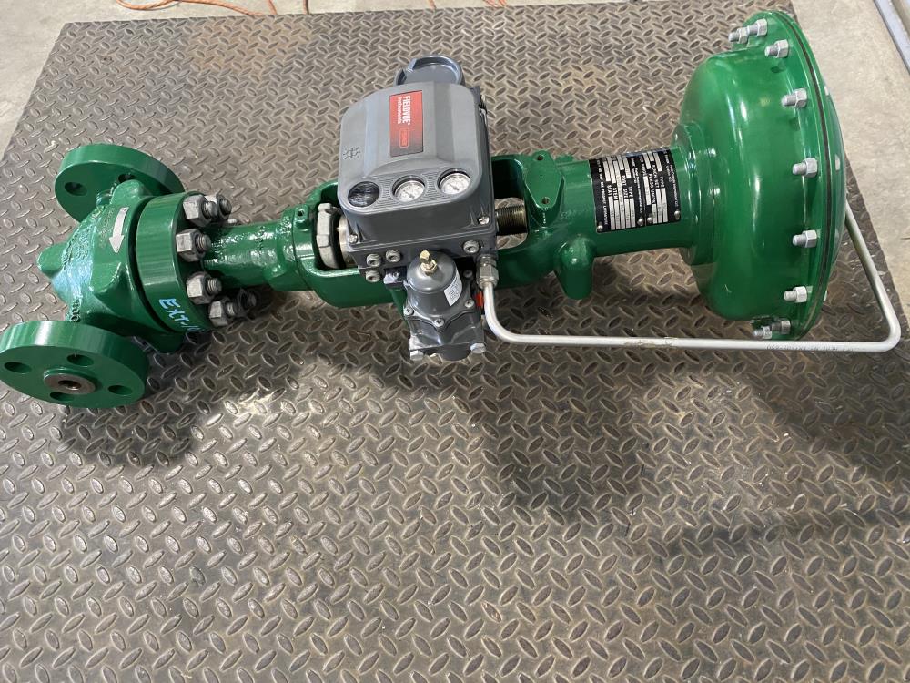 Fisher 1" 1500# Steel Actuated Control Valve Type HPS w/ 657 Actuator