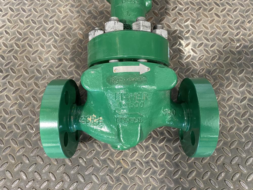 Fisher 1" 1500# Steel Actuated Control Valve Type HPS w/ 657 Actuator