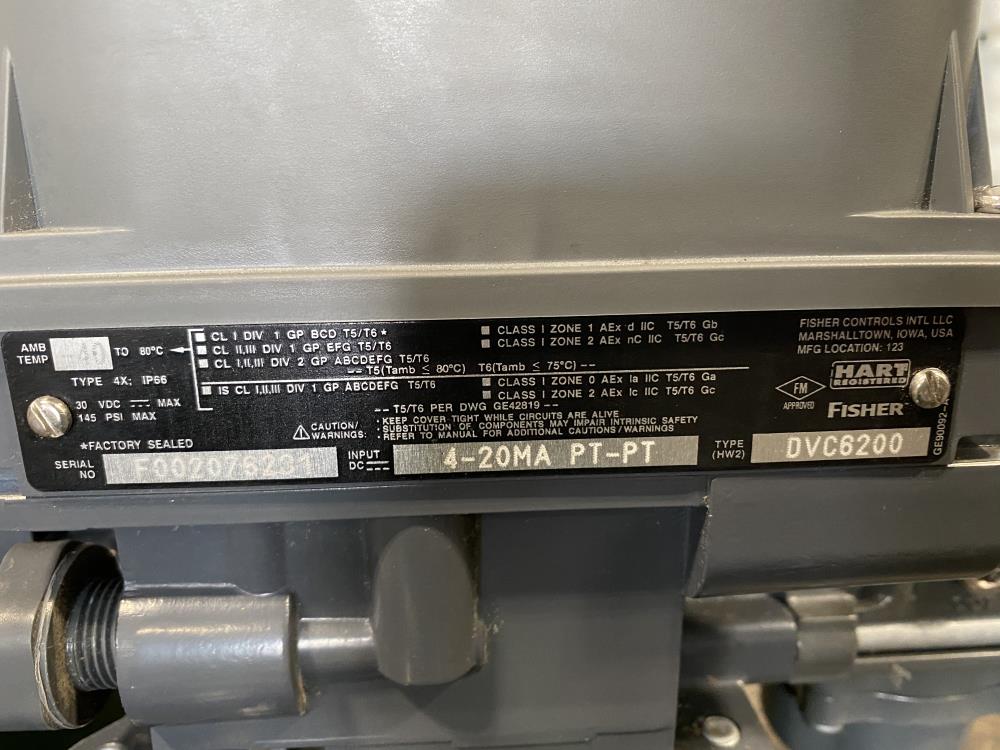 Fisher 1" 1500# Steel Actuated Control Valve Type HPS w/ 657 Actuator