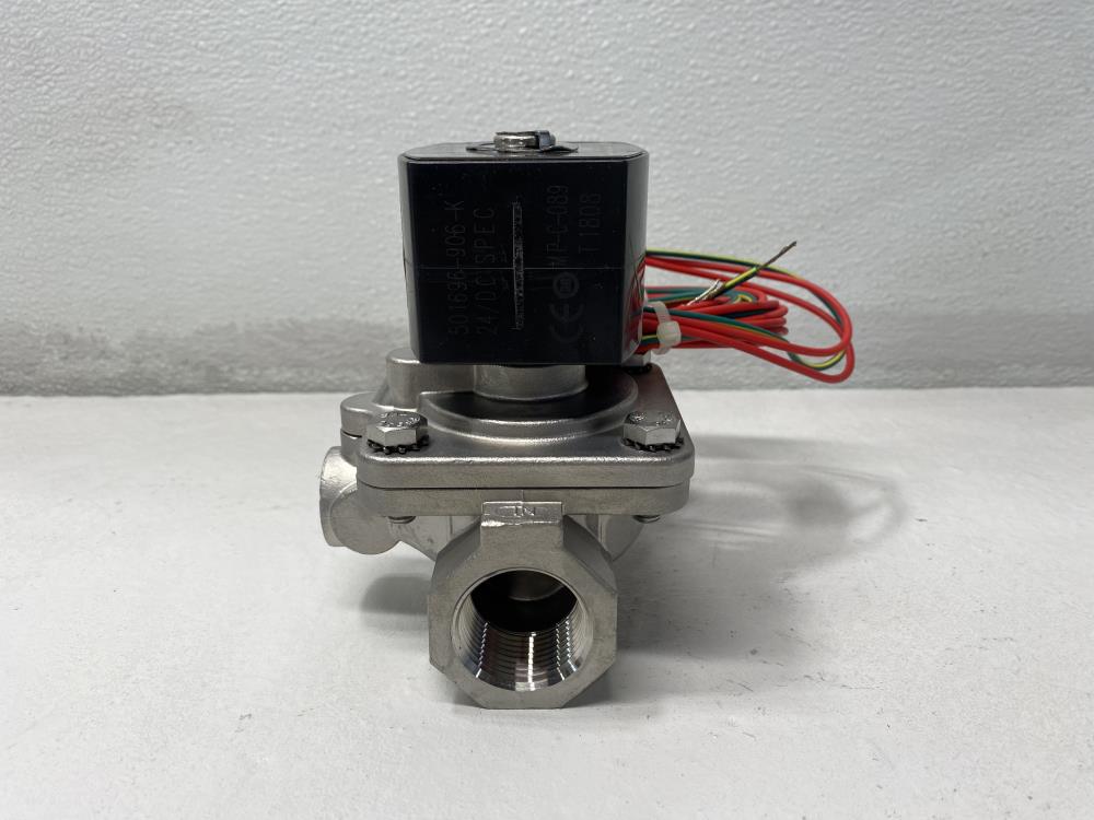 ASCO 1" NPT 2-Way 24V Solenoid Valve HV298568012