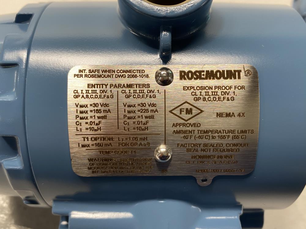 Rosemount 04000 PSIG Gage and Absolute Pressure Transmitter 2088G4S22A1M5K5