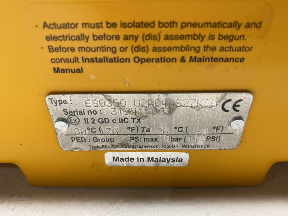 Emerson El-O-Matic Actuator ES0350.U2A04AS27KS0