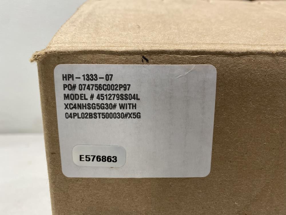 Ashcroft 4.5" Duragauge 0-30 PSI 45-1279-SS-04L-30# w/ Valve 04PL02BST500030#X5G