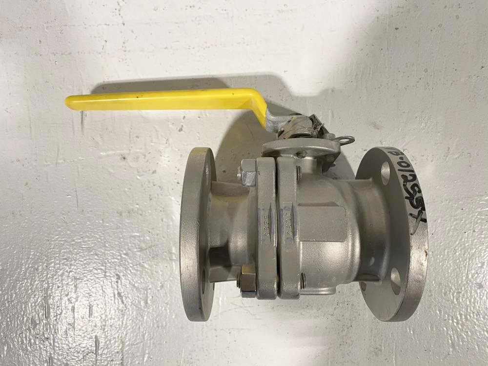 Warren 2" 150# CF8M RF 2-Piece FP Ball Valve, Fig 6156FS-TR